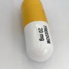 TAL NEHORAY Happy pills jaune 18,5x6,5cm 2