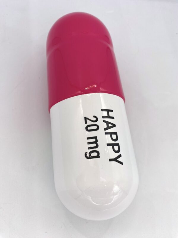 TAL NEHORAY Happy pills rose 18,5x6,5cm 2 Grande