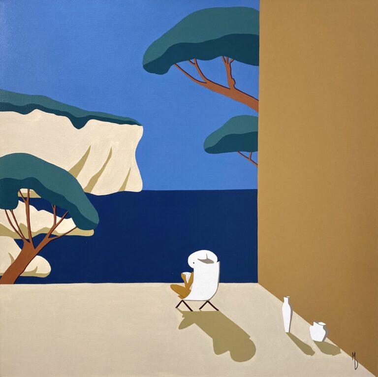 MARIE DEFORCHE Anse Méjean Toulon 80x80cm 3 Grande