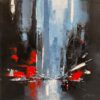 DANIEL CASTAN 100X100cm bleu et rouge1 Grande